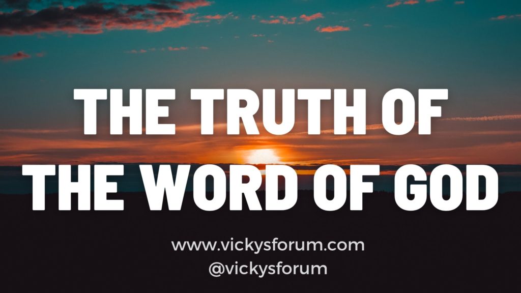 God's Word is truth