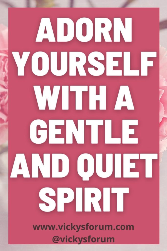 A gentle and quiet spirit