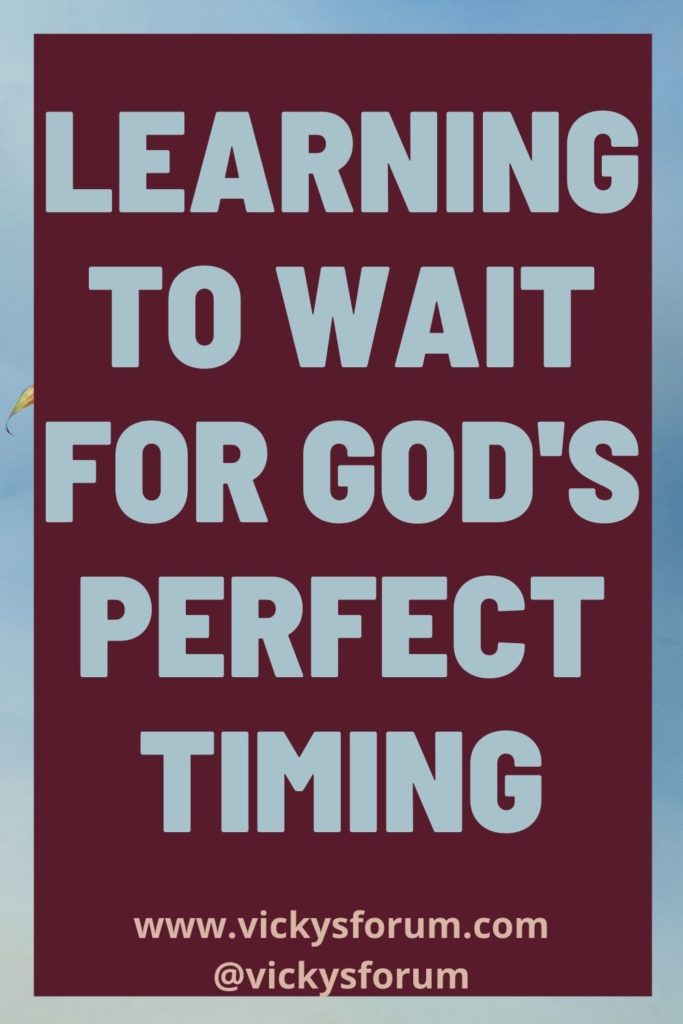 God's timing is perfect