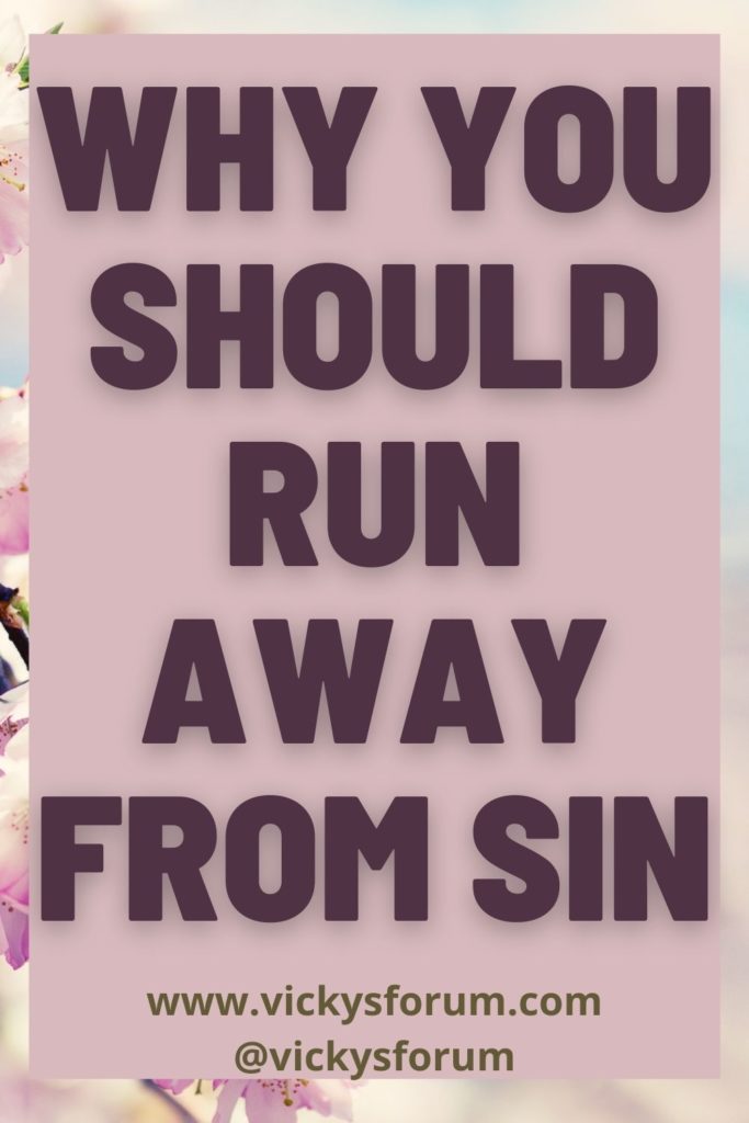 Flee from sin
