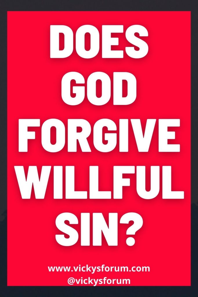 Willful sin