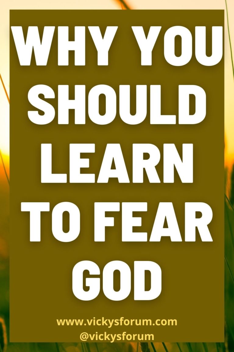 Fear God And Obey His Commandments - Vicky's Forum - Life Coach